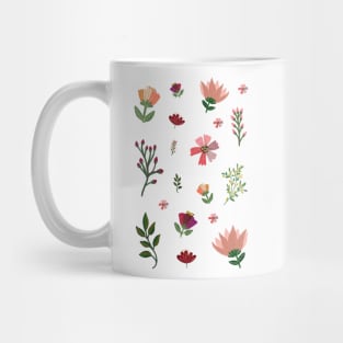 Wild Flowers sticker pack Mug